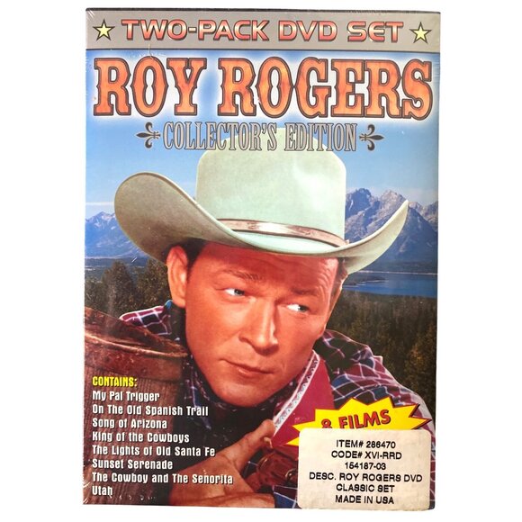 Roy Rogers Collectors Edition Two-Pack DVD Set Western - Picture 1 of 2
